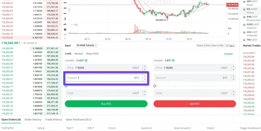 حجم معامله اوربیت